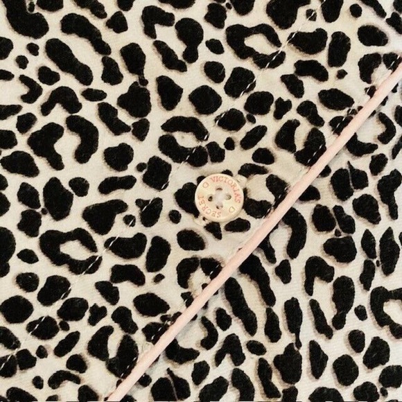 Victoria's Secret Small Animal Leopard Print Night Shirt Pajama PJ Dress Gown - Picture 6 of 12